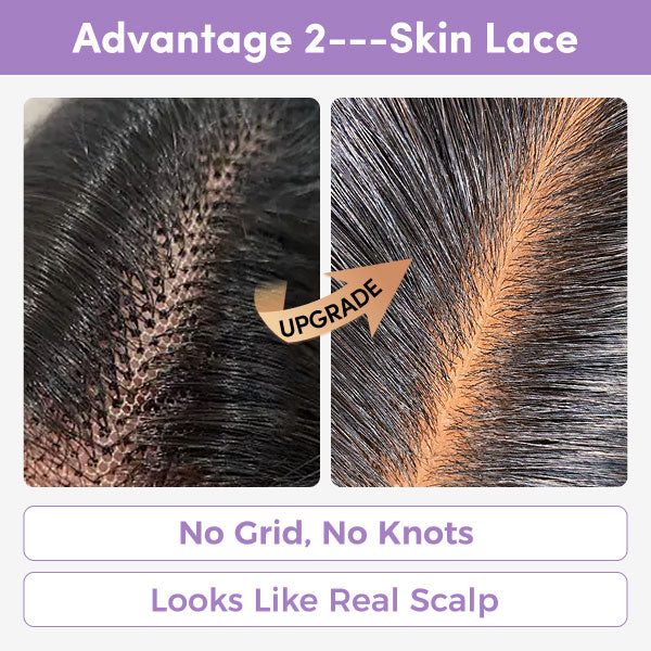 OQ HAIR Glueless Yaki Straight FreedoorM Wig Back Versatile Opening Pre-Cut 9x6 Skin Lace Wear Go Wig With Adjustable Fit Drawstring