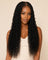Perruque box braids longues sans colle, coiffure protectrice, portée