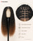 Perruque box braids longues sans colle, coiffure protectrice, portée
